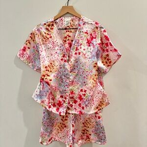 SECRET TREASURES 2 PIECES PAJAMAS FLORAL SIZE 1XL
